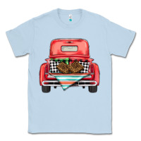 Dusty Blue Christmas truck Classic Tee - BarkalooDesign