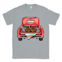 Heather Grey Christmas truck Classic Tee - BarkalooDesign