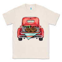 Natural Christmas truck Classic Tee - BarkalooDesign