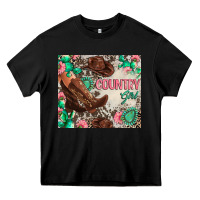 Black country girl Heavy Core Tee - Zillion Design Studio
