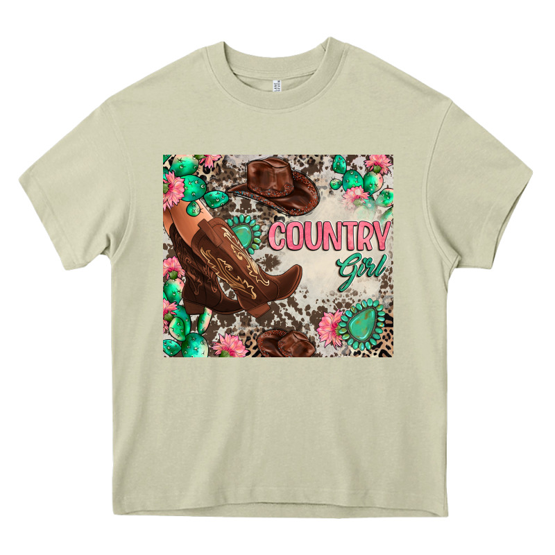 Country Girl Heavy Core Tee by Zillion Design Studio | Teevron