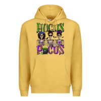 Antique Gold Hocus Pocus with Skeletons Premium Hoodie - texasbilliewilder