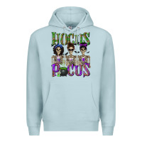 Blue Mist Hocus Pocus with Skeletons Premium Hoodie - texasbilliewilder