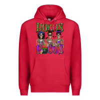 Cardinal Hocus Pocus with Skeletons Premium Hoodie - texasbilliewilder