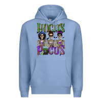 Colony Blue Hocus Pocus with Skeletons Premium Hoodie - texasbilliewilder