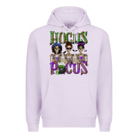 Lilac Hocus Pocus with Skeletons Premium Hoodie - texasbilliewilder