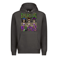 Smoke Hocus Pocus with Skeletons Premium Hoodie - texasbilliewilder