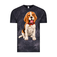 Cloud Black beagle Vintage Tee - Artiststas