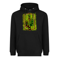 Black Cactus Leopard Frame Heavyweight Hoodie - Bettercallsaul