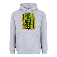 Heather Grey Cactus Leopard Frame Heavyweight Hoodie - Bettercallsaul
