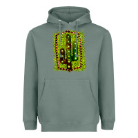 Sage Cactus Leopard Frame Heavyweight Hoodie - Bettercallsaul