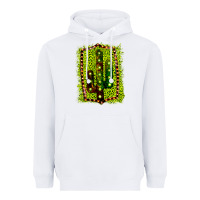 White Cactus Leopard Frame Heavyweight Hoodie - Bettercallsaul