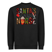 Black santa's favorite nurse Heavyweight Sweatshirt - Jasminsmagicworld