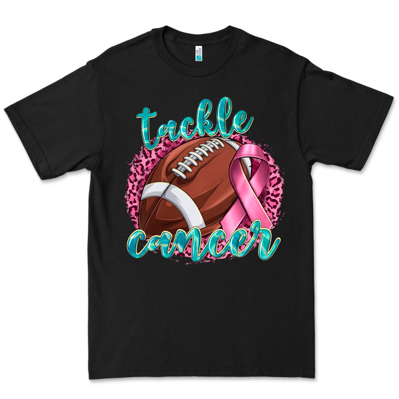 Tackle Cancer Football Premium Tee by texasbilliewilder | Teevron