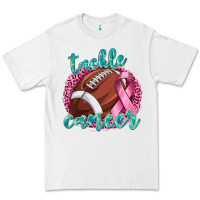 White Tackle Cancer Football Premium Tee - texasbilliewilder
