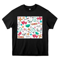 Black nurse Heavy Core Tee - Zillion Design Studio