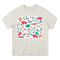 Cream nurse Heavy Core Tee - Zillion Design Studio