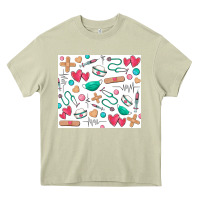 Mossy nurse Heavy Core Tee - Zillion Design Studio