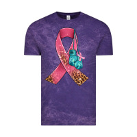 Cloud Purple cancer ribbon and boxing gloves Vintage Tee - AdoDesignShop