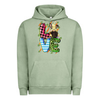 Pigment Oil Green Love Easter gnome Easter Day Urban Hoodie - CowGirlArtShop