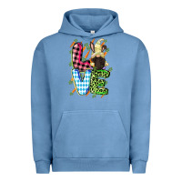 Pigment Pebble Blue Love Easter gnome Easter Day Urban Hoodie - CowGirlArtShop