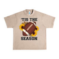 French Oak tis the season football sunflower Urban Heavy Tee - AdoDesignShop