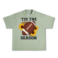 Oil Green tis the season football sunflower Urban Heavy Tee - AdoDesignShop
