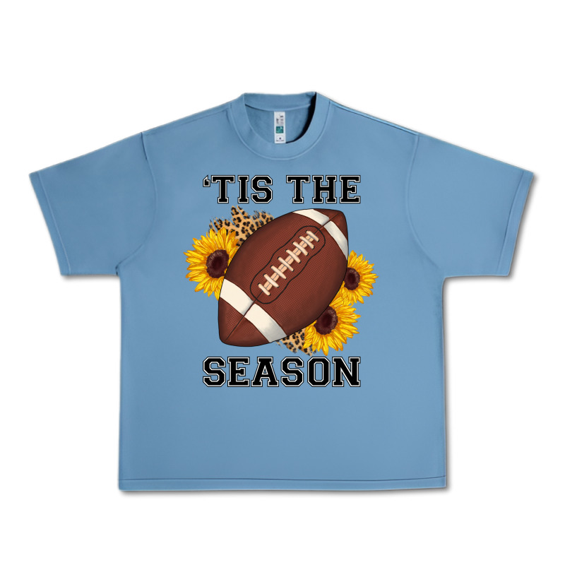 Tis The Season Football Sunflower Urban Heavy Tee by AdoDesignShop | Teevron