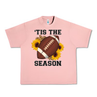 Salmon tis the season football sunflower Urban Heavy Tee - AdoDesignShop