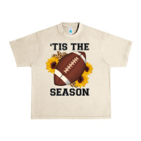 Sandshell tis the season football sunflower Urban Heavy Tee - AdoDesignShop