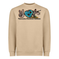 Mushroom peace love triceratops horridus Heavyweight Sweatshirt - LillyAllenDesigns