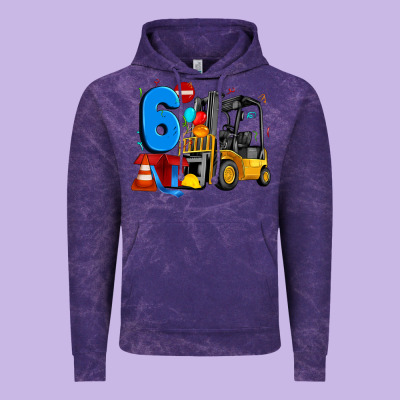 Forklift Birthday Six Vintage Hoodie Designed By Artiststas