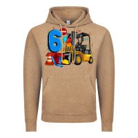 Vintage Coffee forklift birthday six Vintage Hoodie - Artiststas