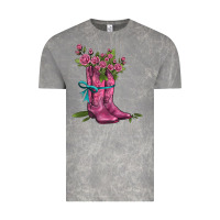 Cloud Rock valentines day western boots and roses Vintage Tee - AdoDesignShop