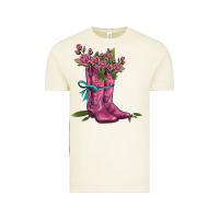 Vintage Arctic valentines day western boots and roses Vintage Tee - AdoDesignShop
