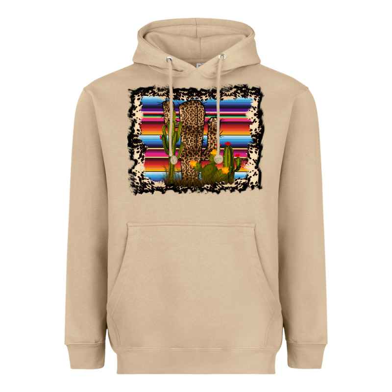 Serape Cactus Heavyweight Hoodie by Bettercallsaul | Teevron