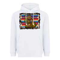 White Serape Cactus Heavyweight Hoodie - Bettercallsaul