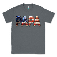 Charcoal Heather American Papa Classic Tee - LillyAllenDesigns