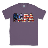 Lavender American Papa Classic Tee - LillyAllenDesigns