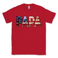 Red American Papa Classic Tee - LillyAllenDesigns
