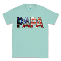 Seafoam American Papa Classic Tee - LillyAllenDesigns