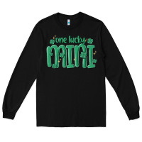 Black one lucky mini Long Sleeve Tee - MaliasSmallBusiness