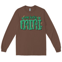 Chestnut one lucky mini Long Sleeve Tee - MaliasSmallBusiness