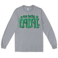 Heather Grey one lucky mini Long Sleeve Tee - MaliasSmallBusiness