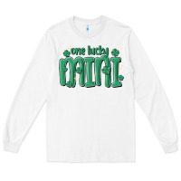 White one lucky mini Long Sleeve Tee - MaliasSmallBusiness
