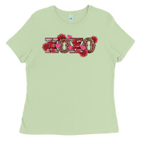 Matcha valentine's day xoxo sunflower heart Ladies Tee - RanaPortraitStore