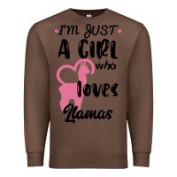 Chestnut Just A Girl Who Loves Llamas I Love Llamas Premium Sweatshirt - Bettercallsaul