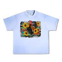 Grape Ice western rooster coop animals sunflowers cowhide serape wooden Urban Heavy Tee - Artiststas