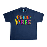 Navy prıde vıbes Urban Heavy Tee - AdoDesignShop