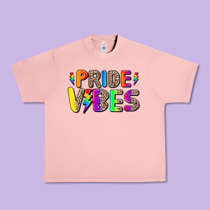 Prıde Vıbes Urban Heavy Tee Designed By Adodesignshop